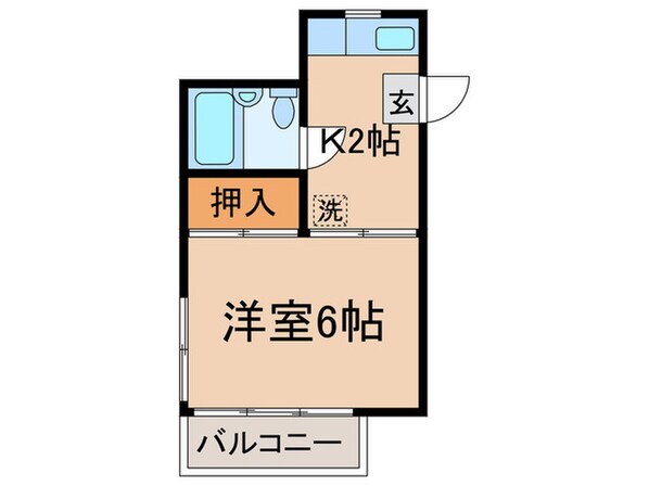 サンハイツの物件間取画像